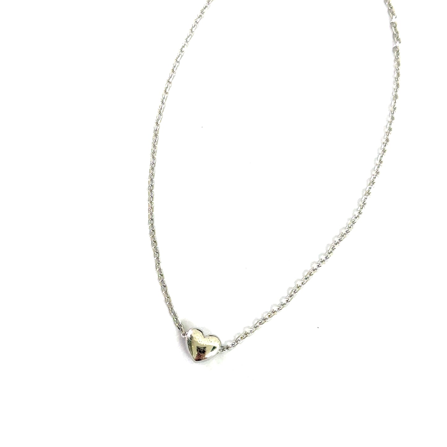 Mini Heart Bracelet In Sliver