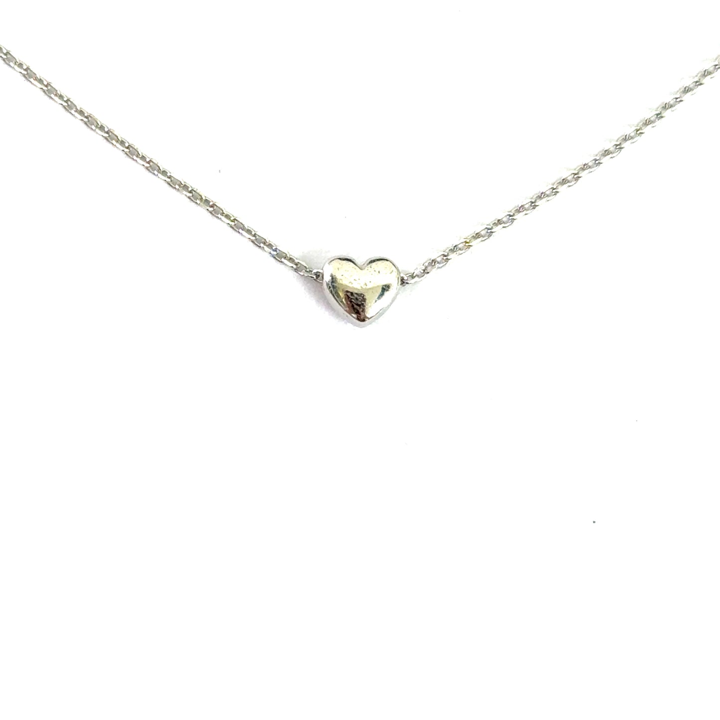Mini Heart Bracelet In Sliver