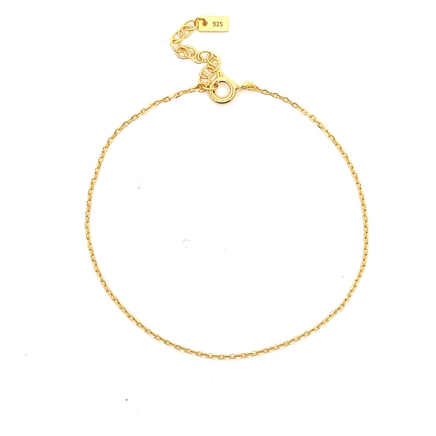 Fine Oval Bracelet In Gold