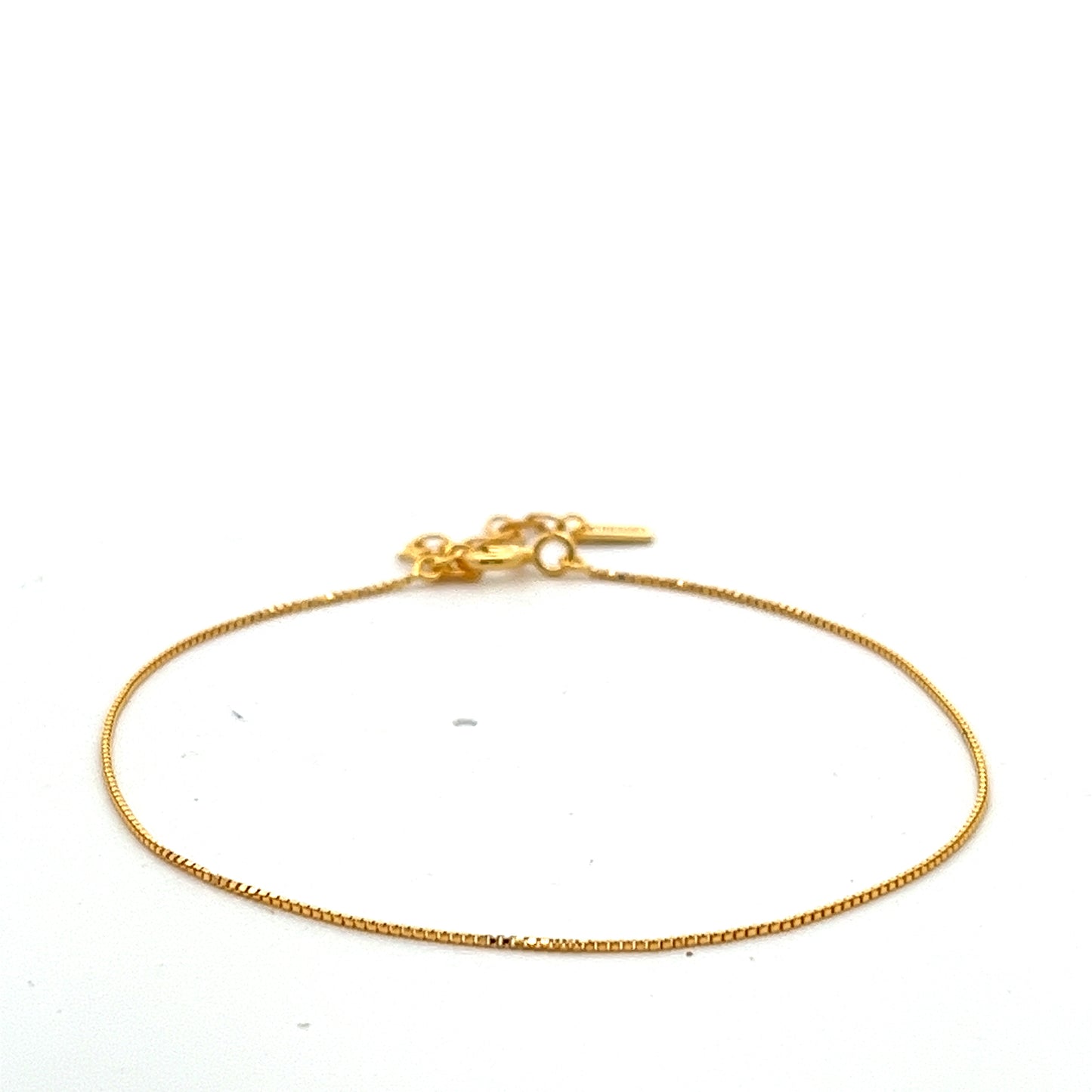 Fine Box Bracelet In Gold