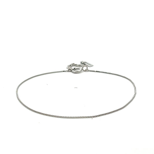 Fine Box Bracelet In Sliver