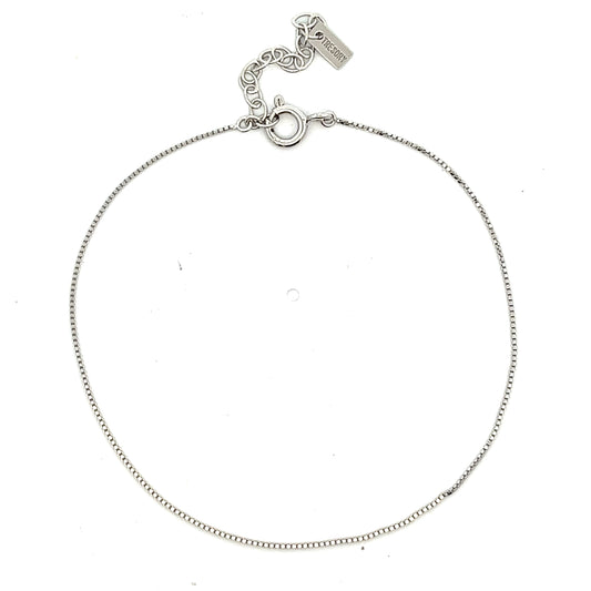 Fine Box Bracelet In Sliver