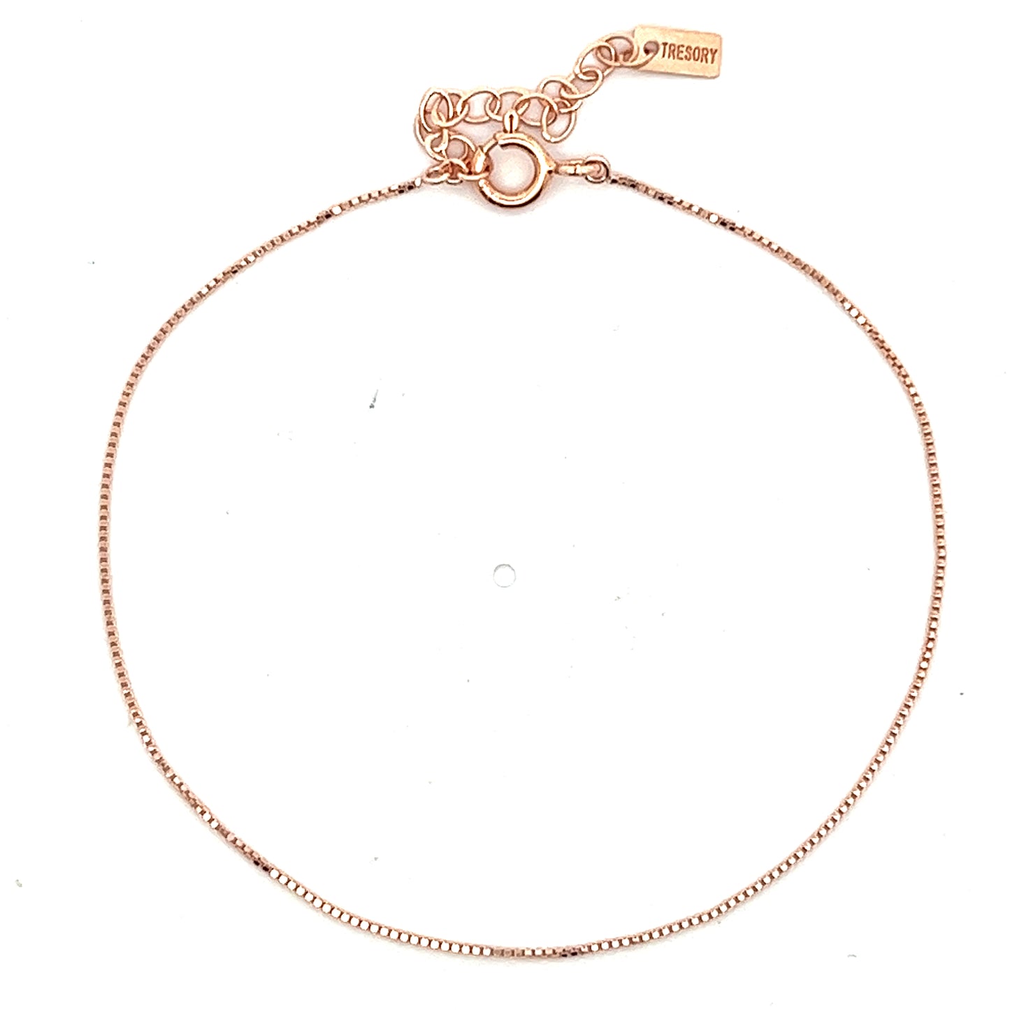 Fine Box Bracelet In Rose Gold