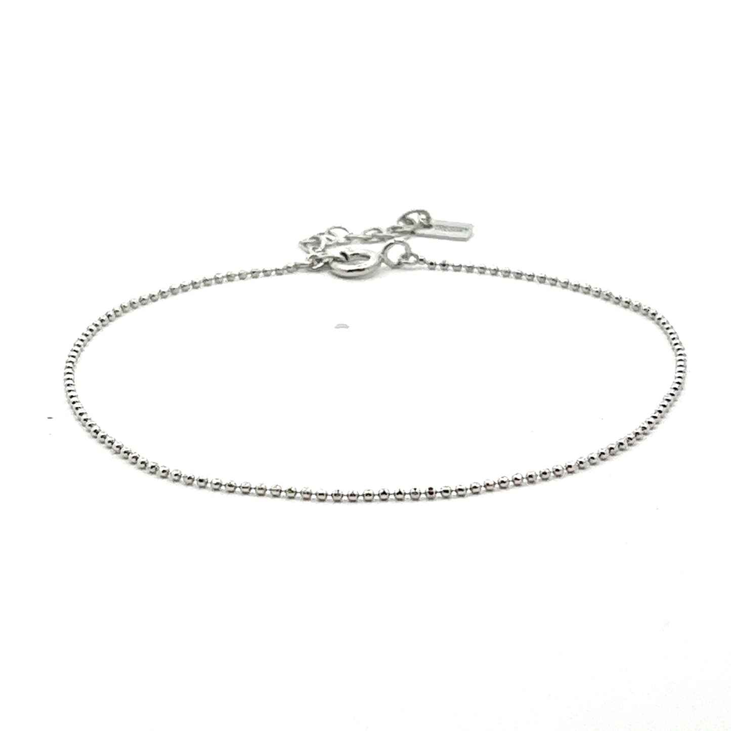 Fine Ball Bracelet In Sliver