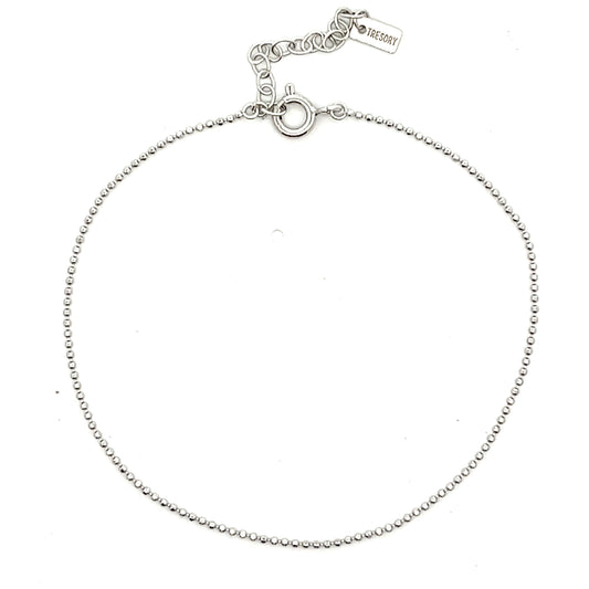 Fine Ball Bracelet In Sliver
