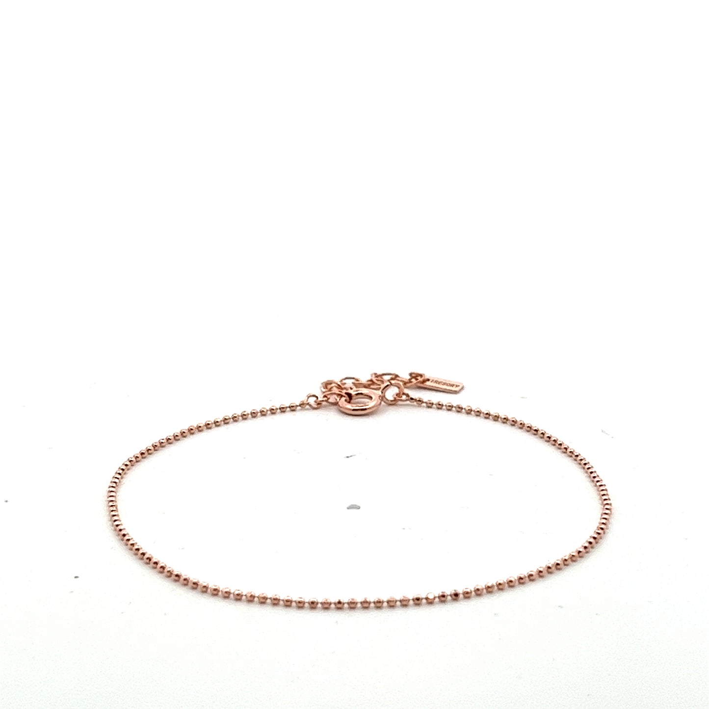 Fine Ball Bracelet In Rose Gold