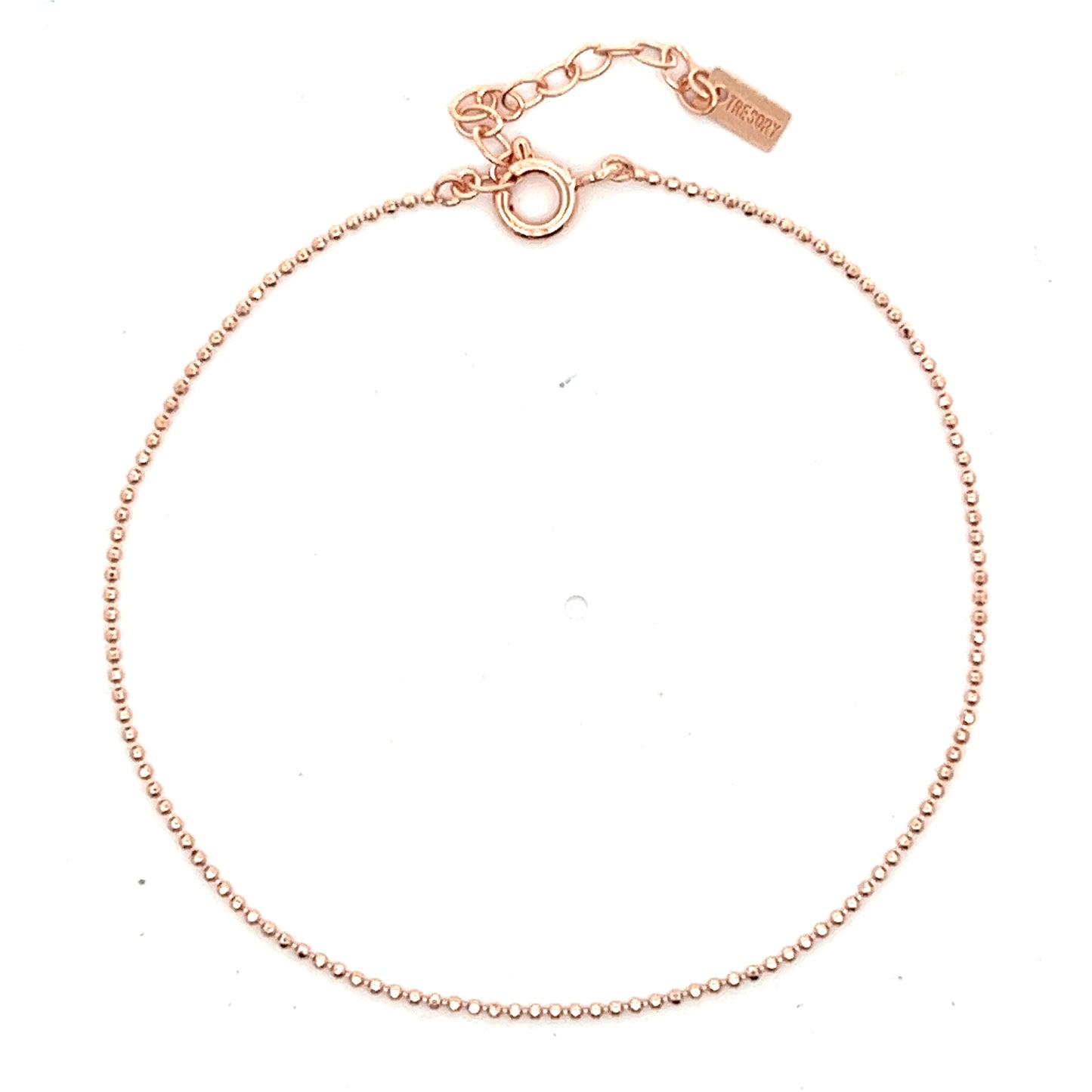 Fine Ball Bracelet In Rose Gold