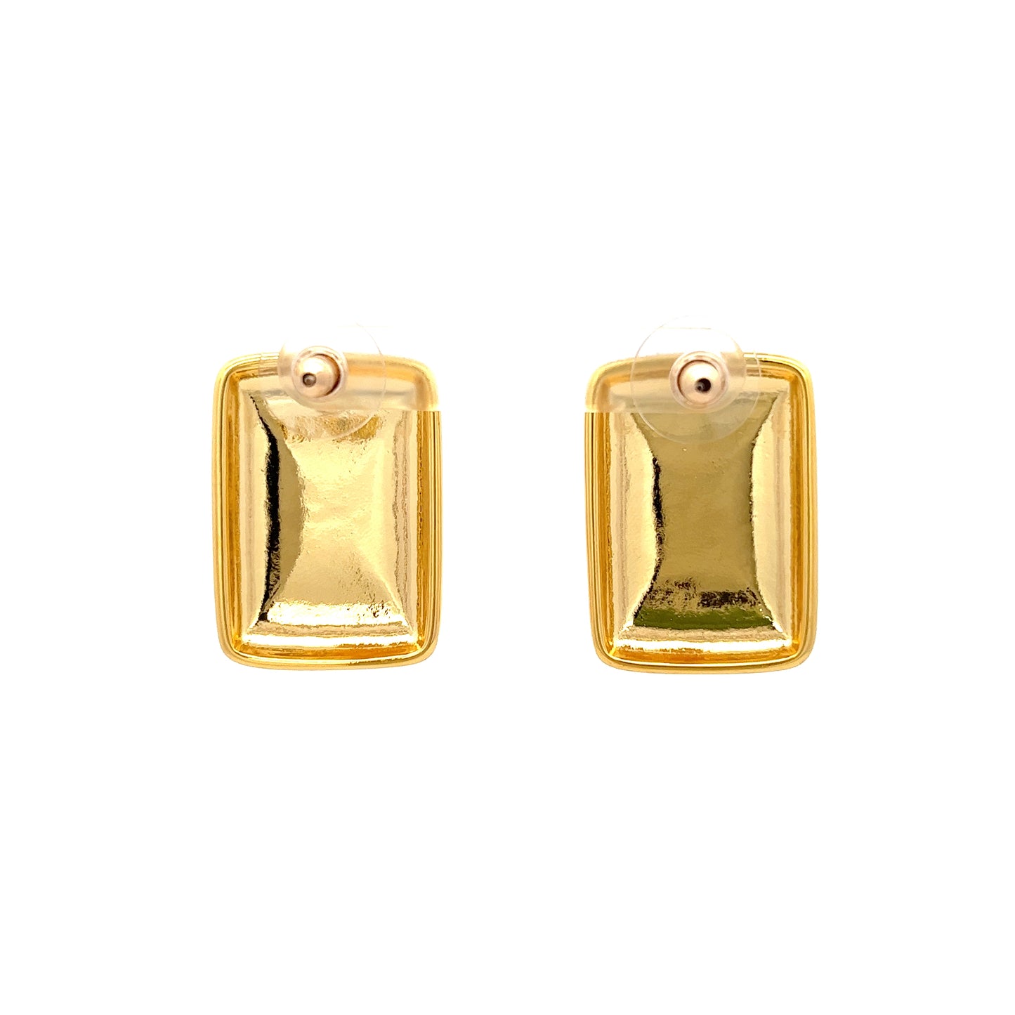 Rectangle Grande Earrings In Gold