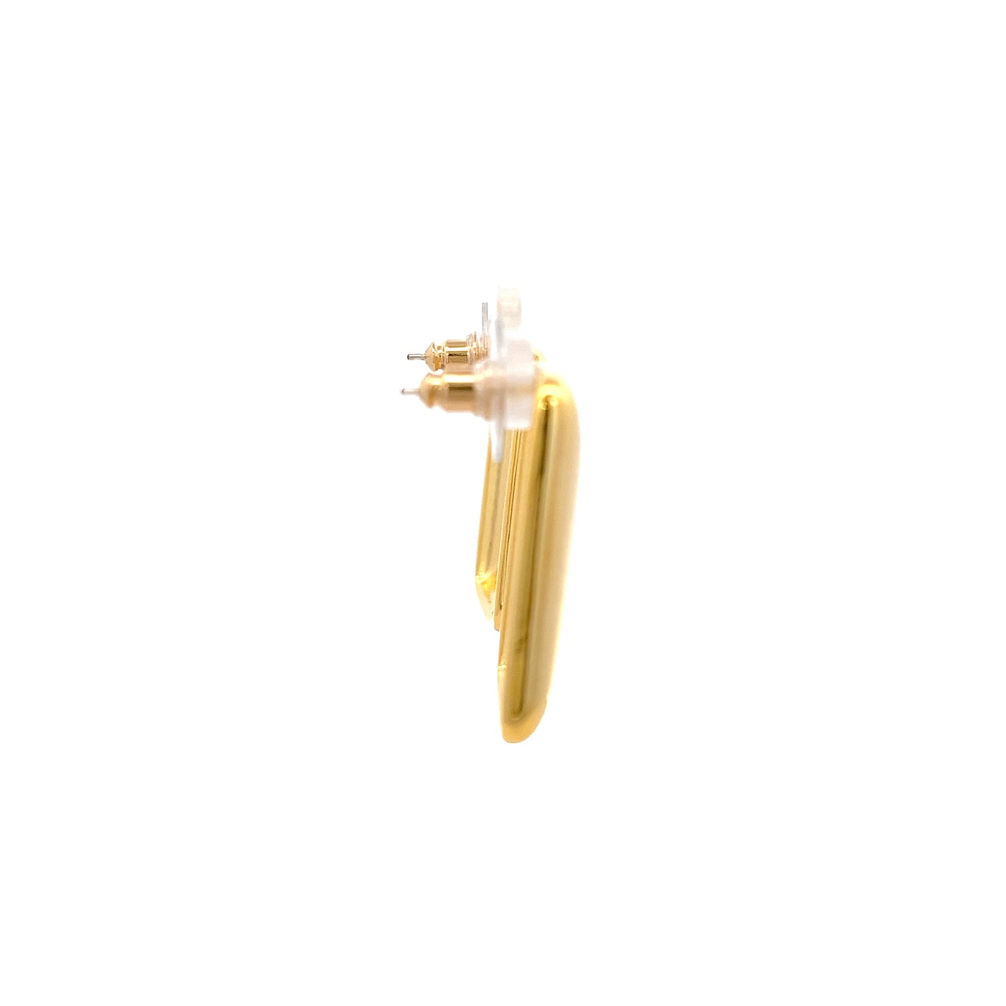 Rectangle Grande Earrings In Gold