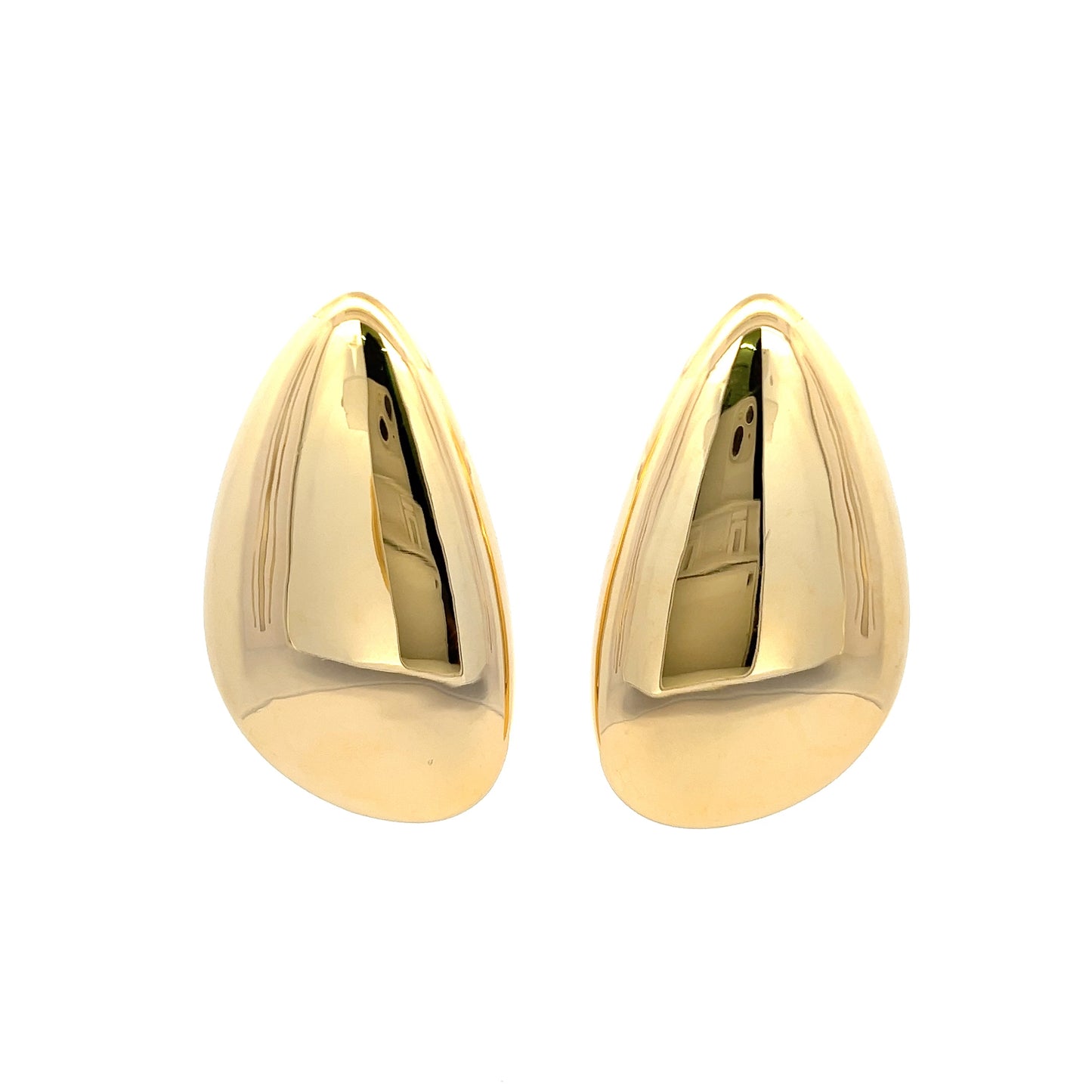 Mussel Grande Earrings In Gold