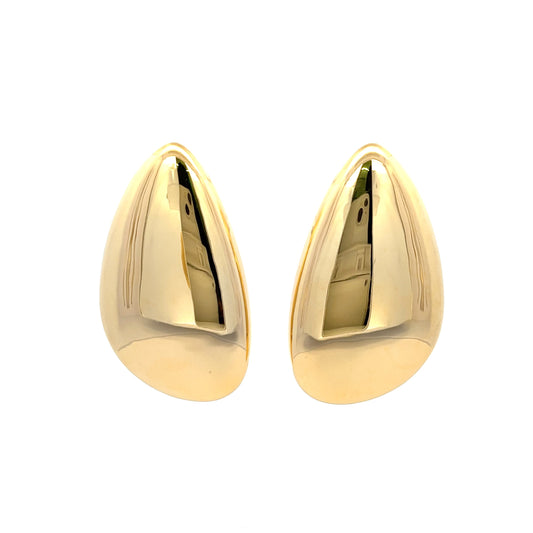 Mussel Grande Earrings In Gold