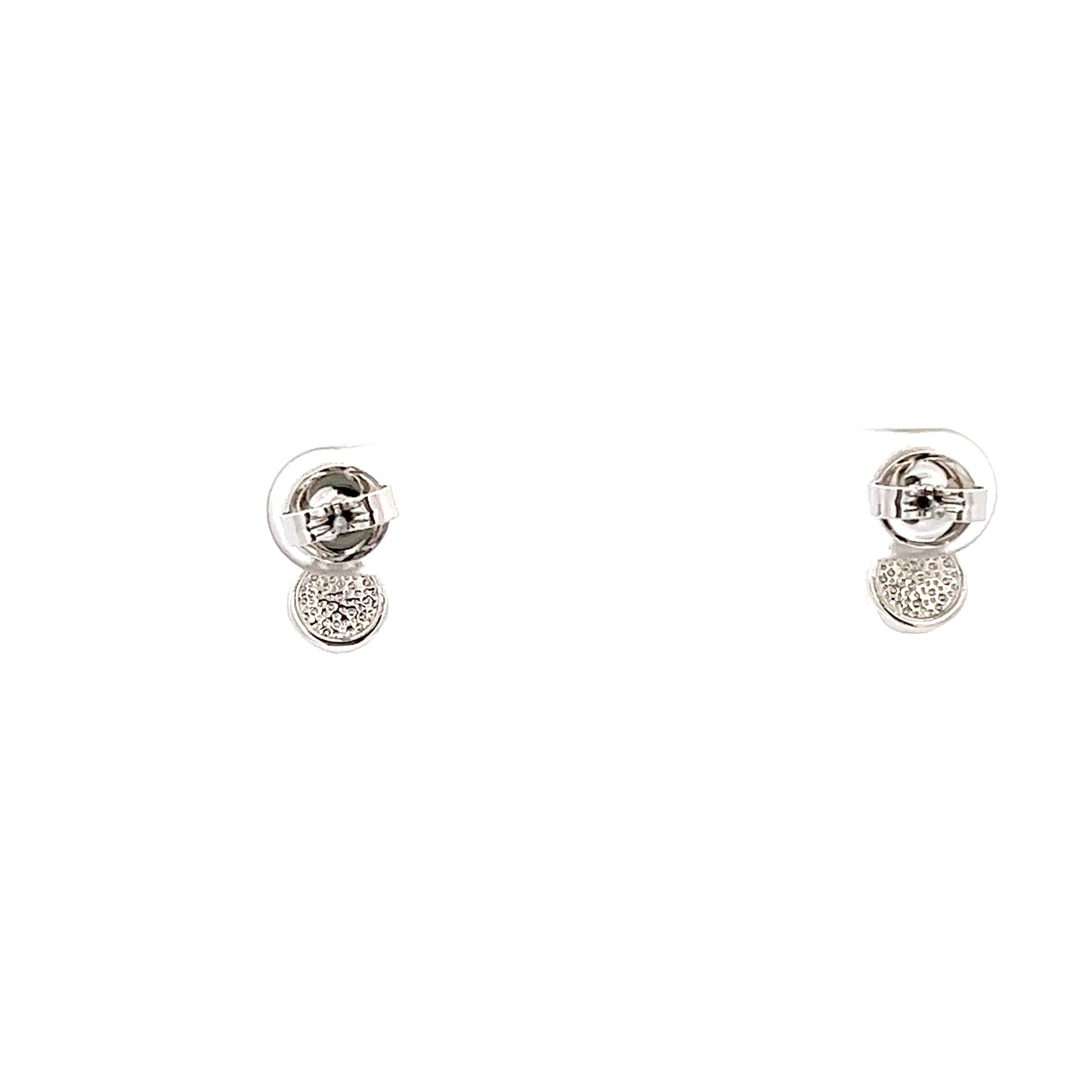 Duo Pearl Earrings In Sliver