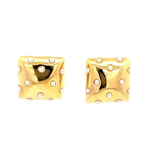 Quardo Pearl Earrings In Gold