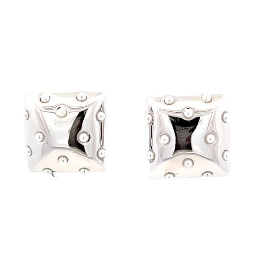 Quardo Pearl Earrings In Sliver