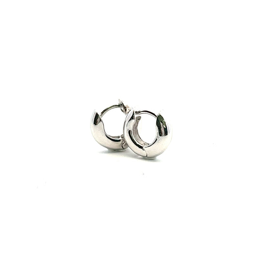Grand Huggies Small Earrings In Sliver