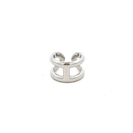 T Grande Ring In Sliver