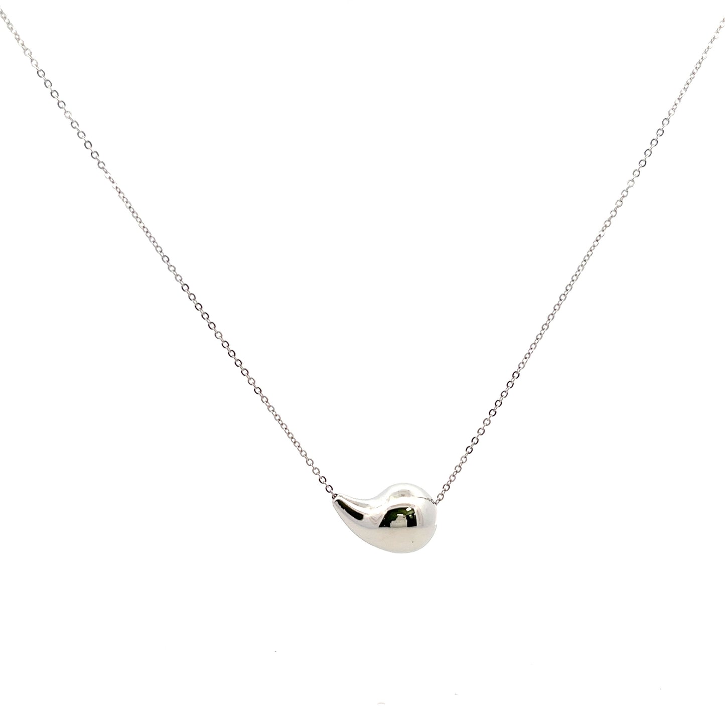 Woosh Necklace In Sliver