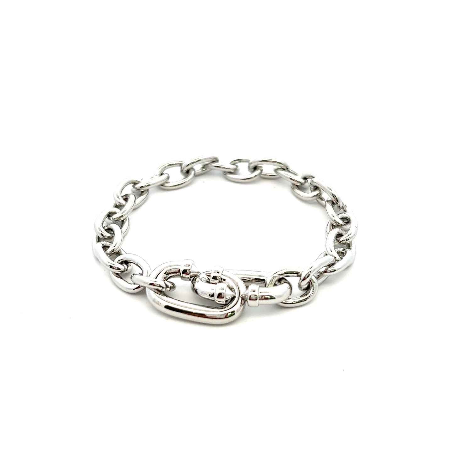 King Bracelet In Sliver