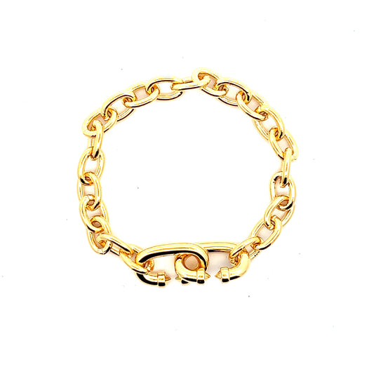 King Bracelet In Gold