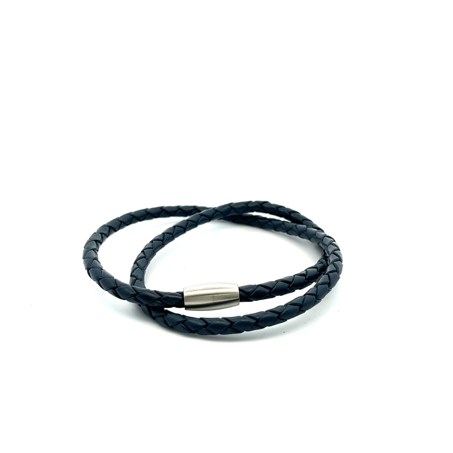 Double Twirl Leather Bracelet