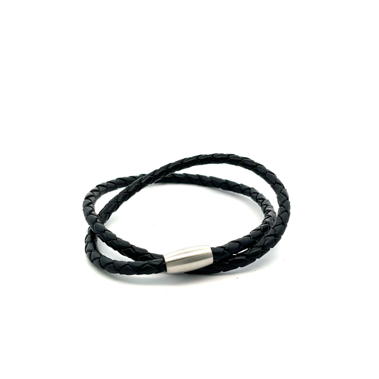 Double Twirl Leather Bracelet