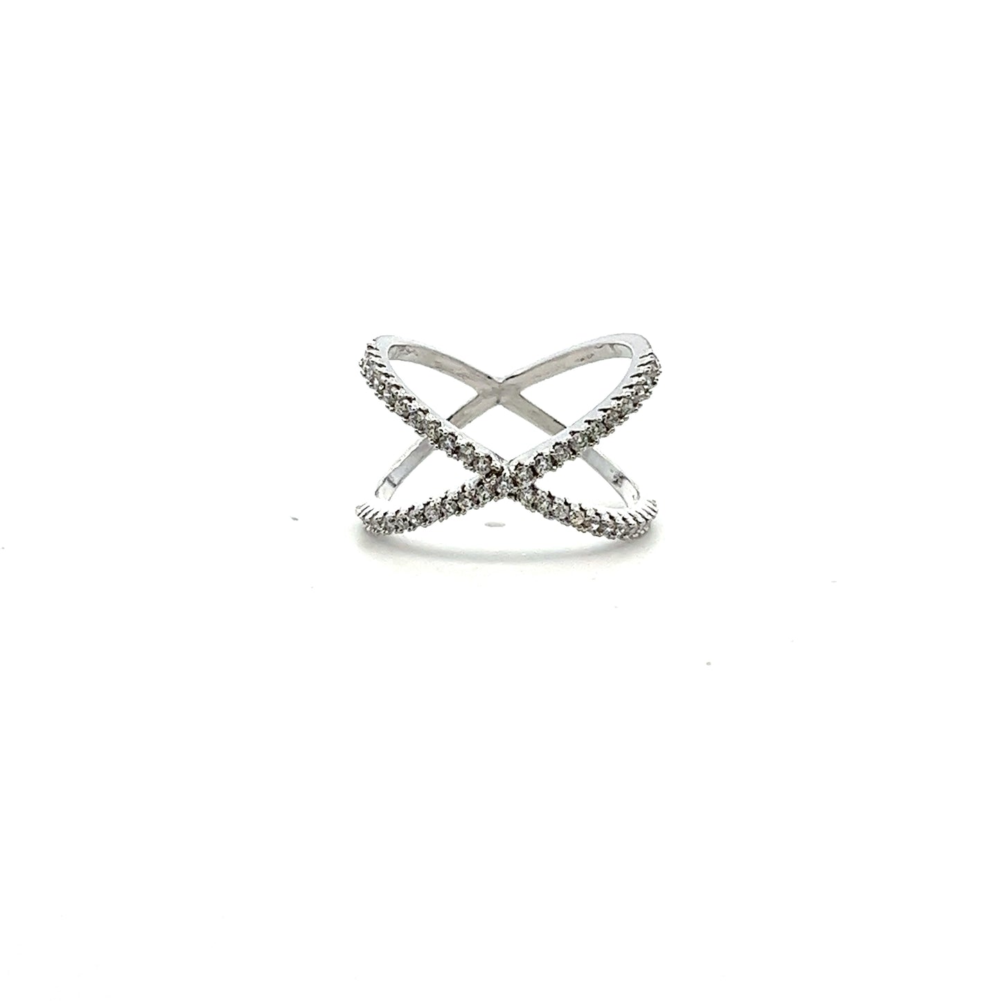 Galway Diamante Ring In Sliver