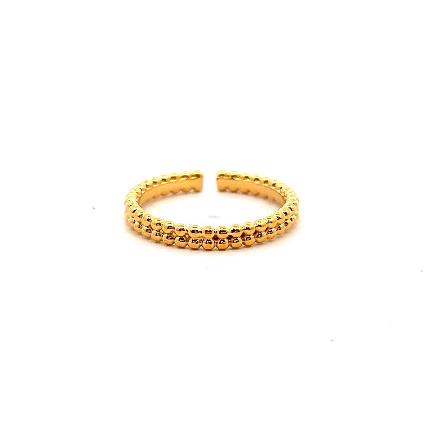 Double Cleef Ring In Gold