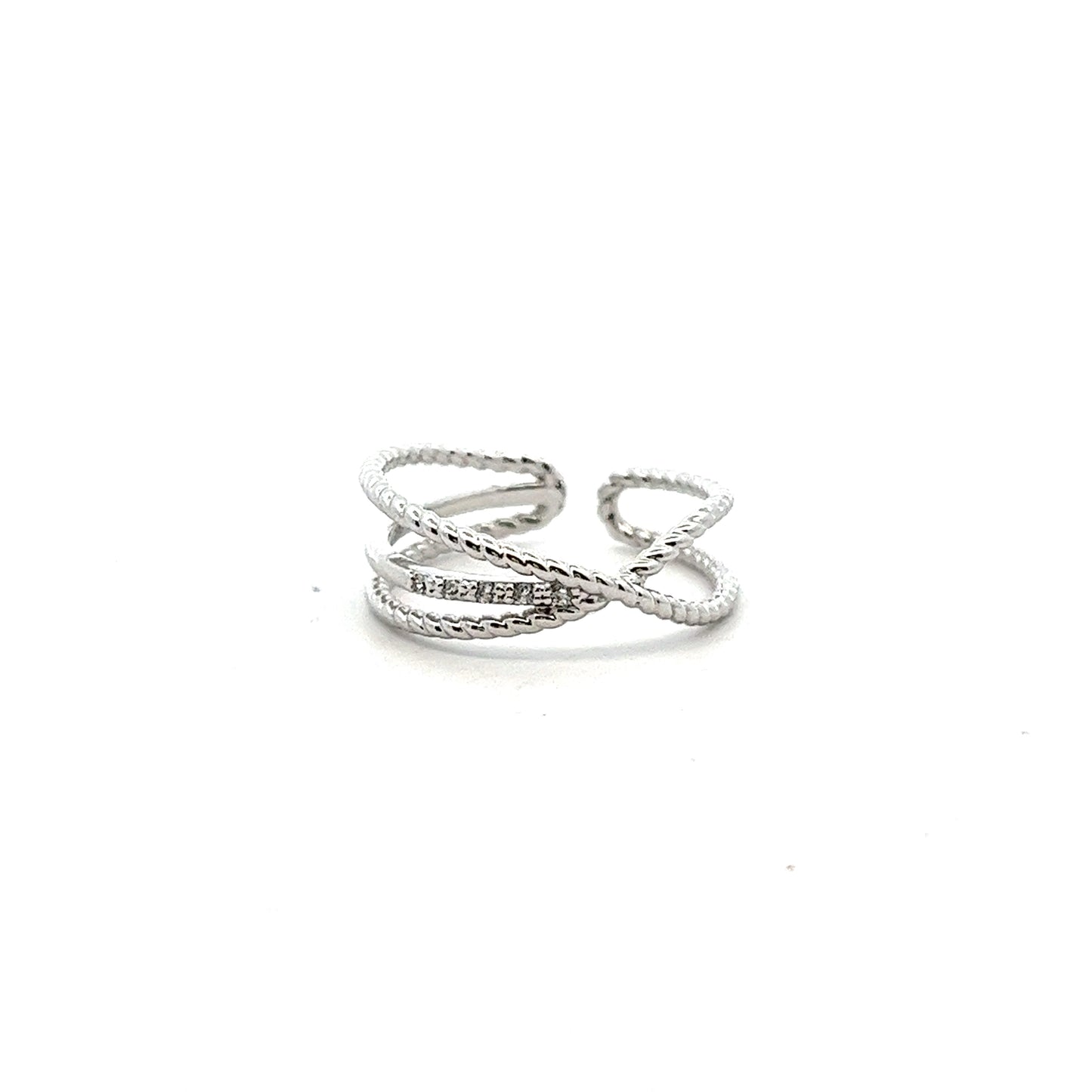 CCX Diamante Ring In Sliver
