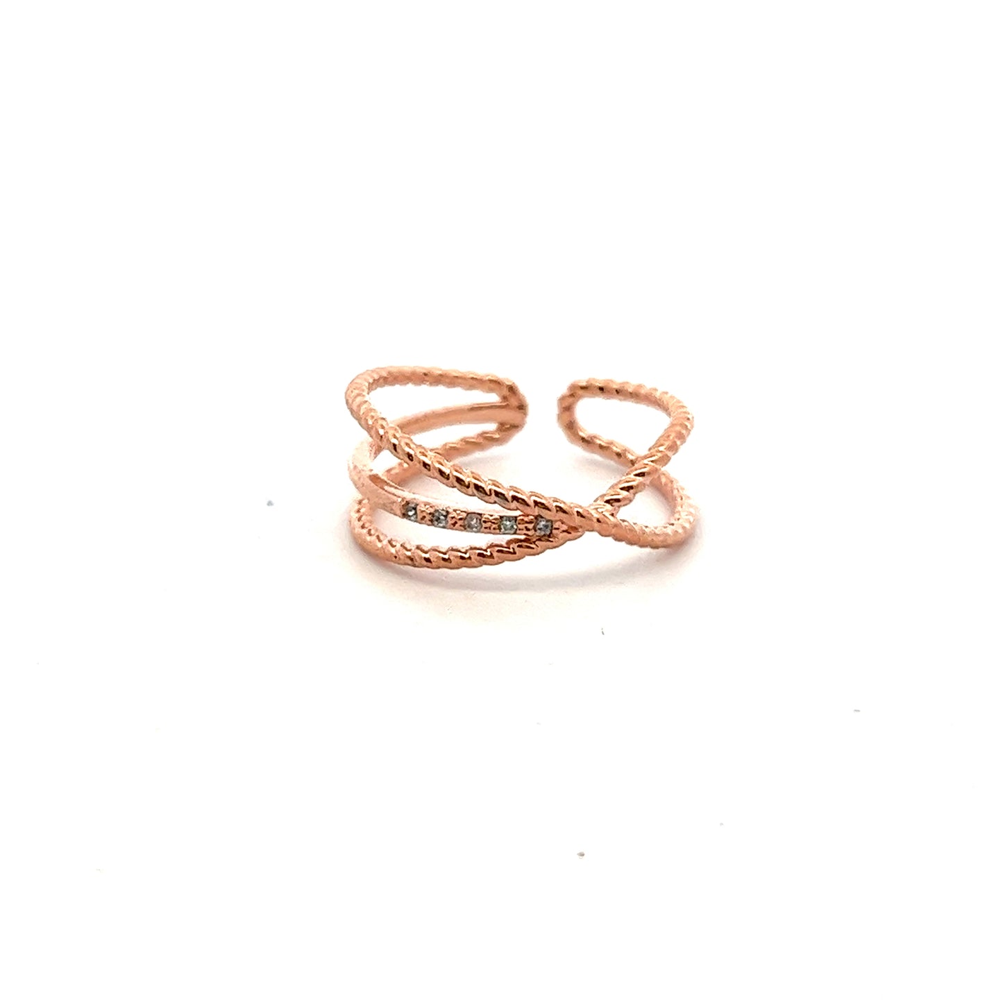 CCX Diamante Ring In Rose Gold