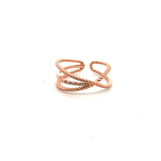 CCX Diamante Ring In Rose Gold