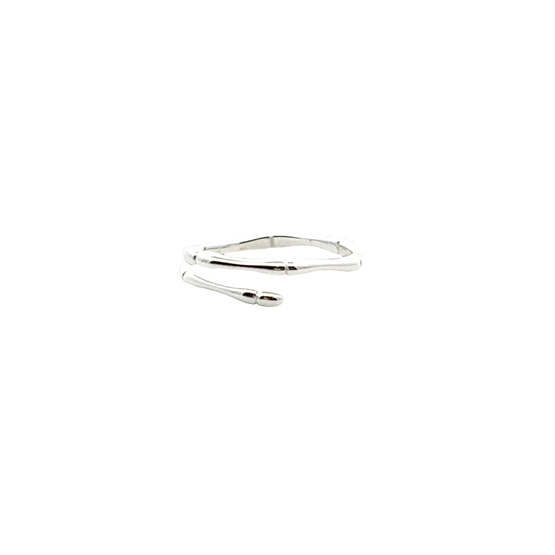 Carrie Lap Ring In Sliver
