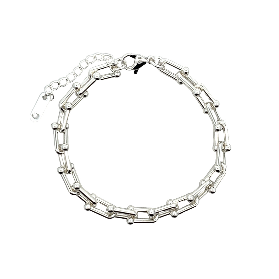 Chaine Thin Bracelet In Sliver