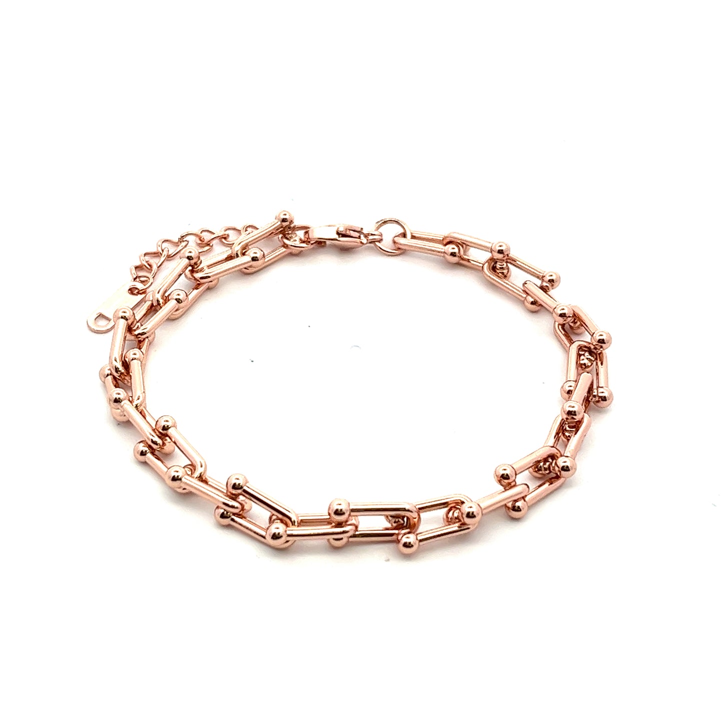 Chaine Thin Bracelet In Rose Gold