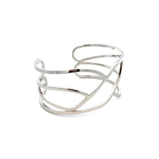 Garden Bangle In Sliver