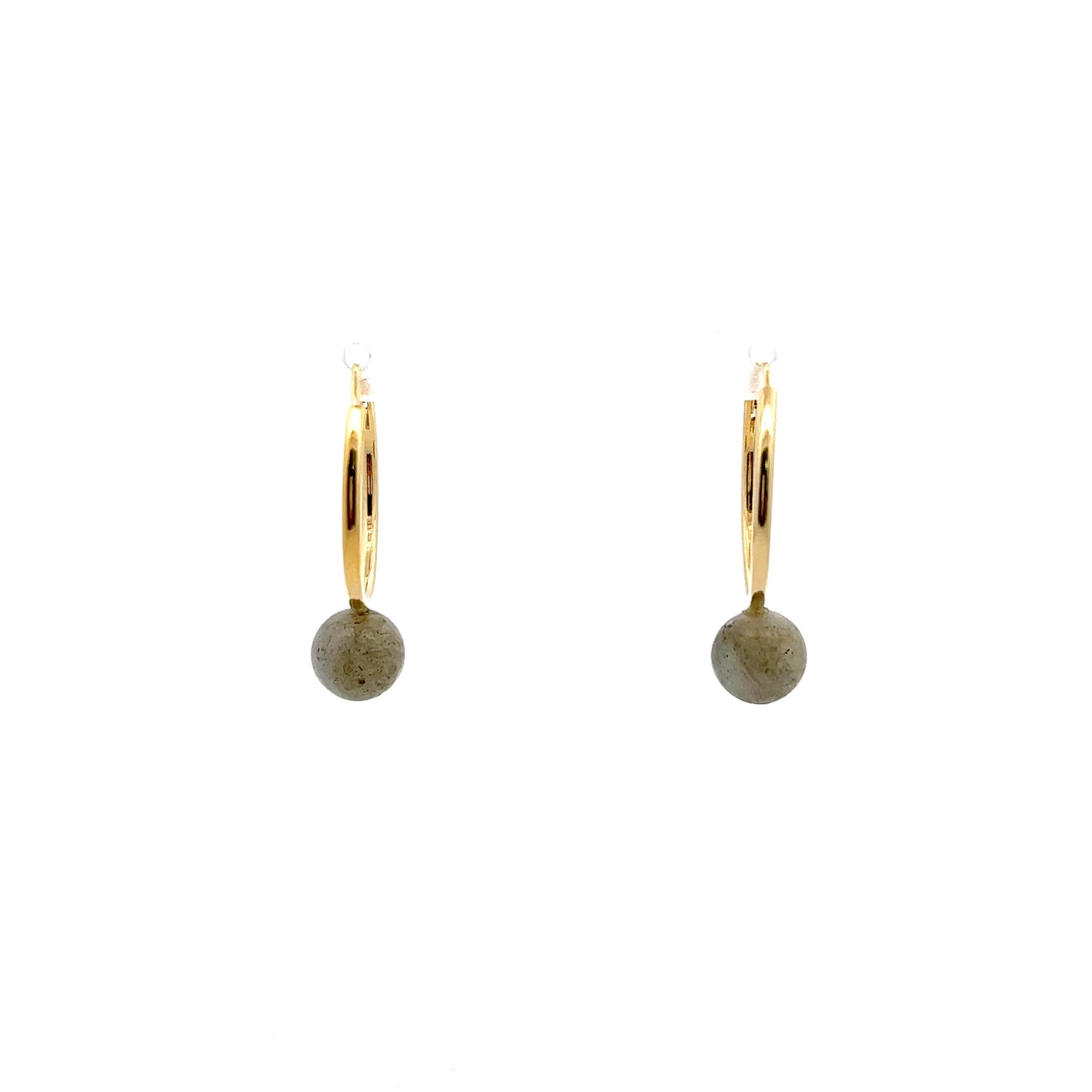 Labradorite Hoops