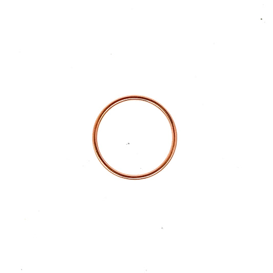 Plain Thin Ring In Rose Gold