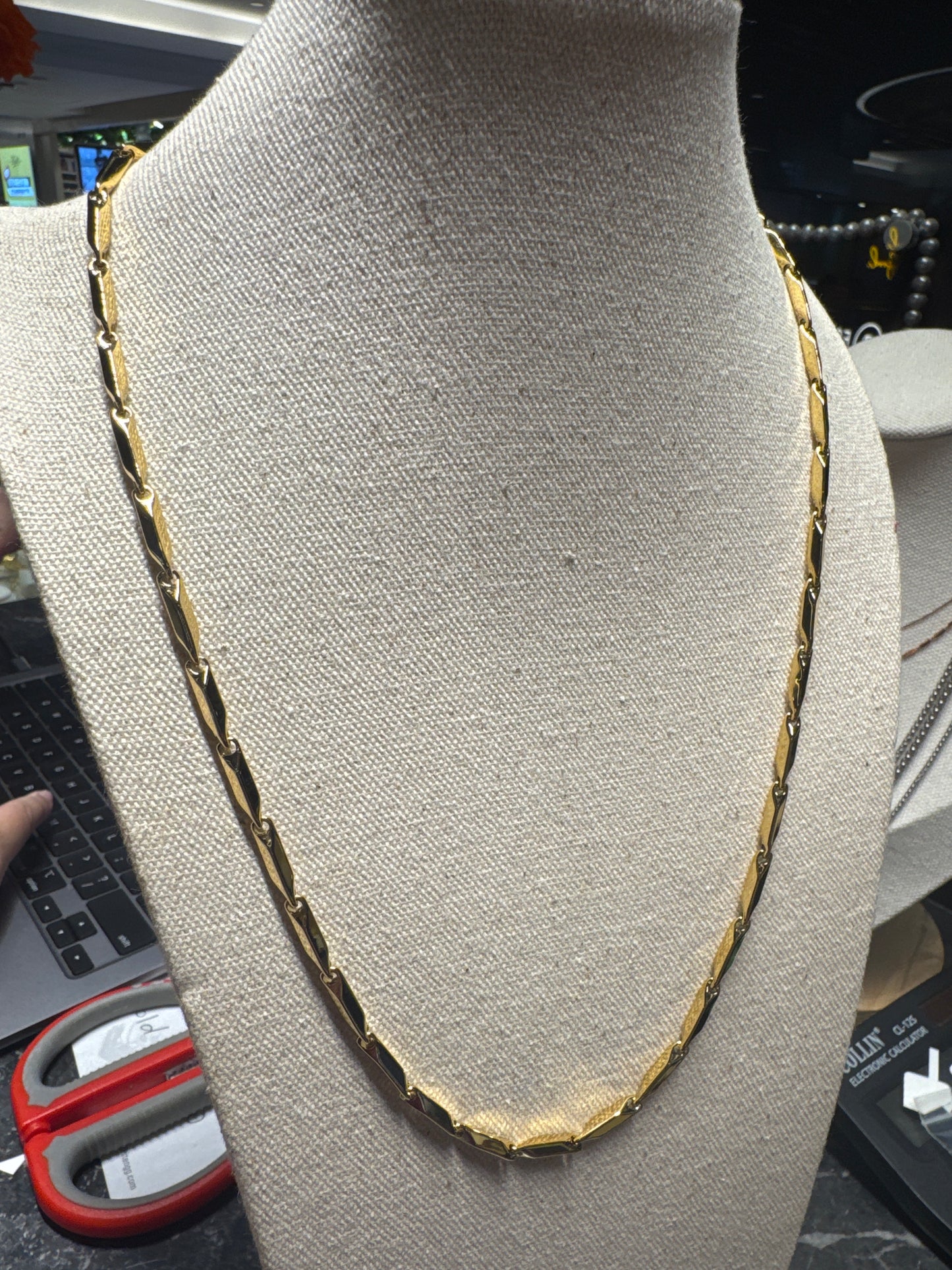 Bar Chain Gold