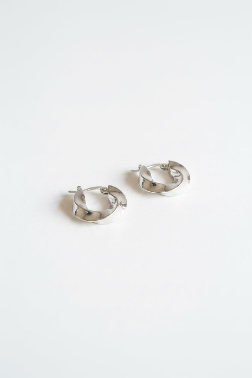 Sprig Earrings Silver