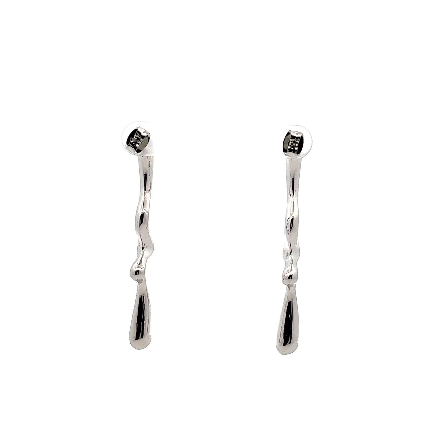 Ziggy Earrings In Sliver