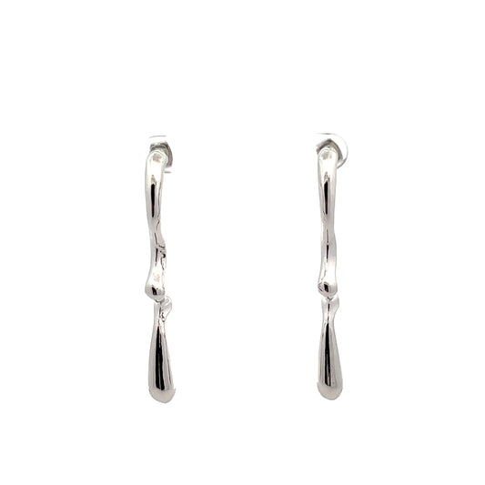 Ziggy Earrings In Sliver