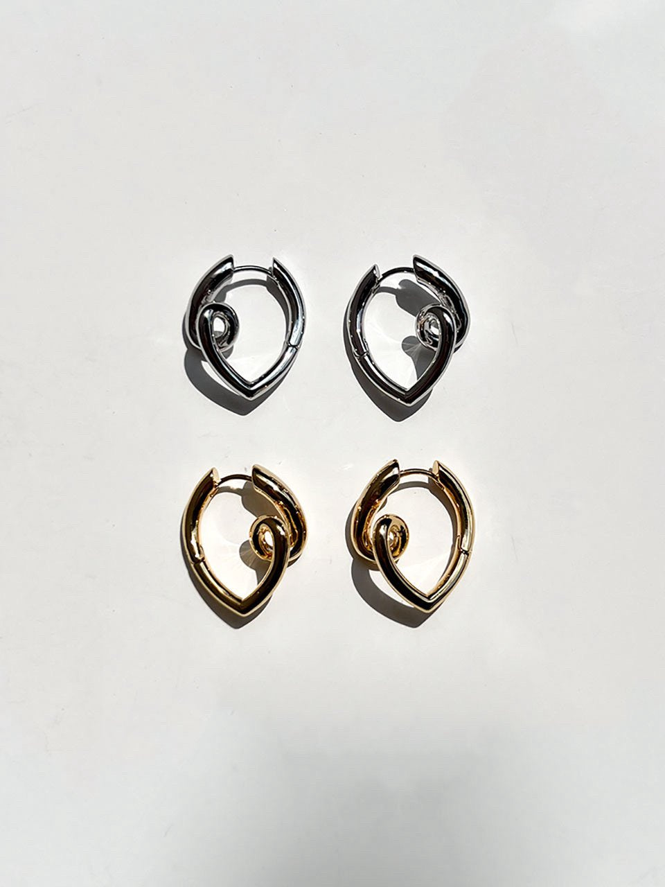 Grata Earrings in Silver