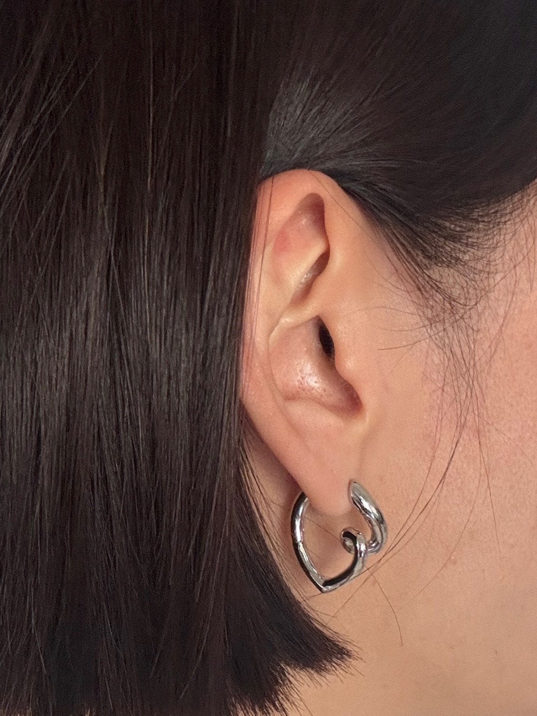 Grata Earrings in Silver