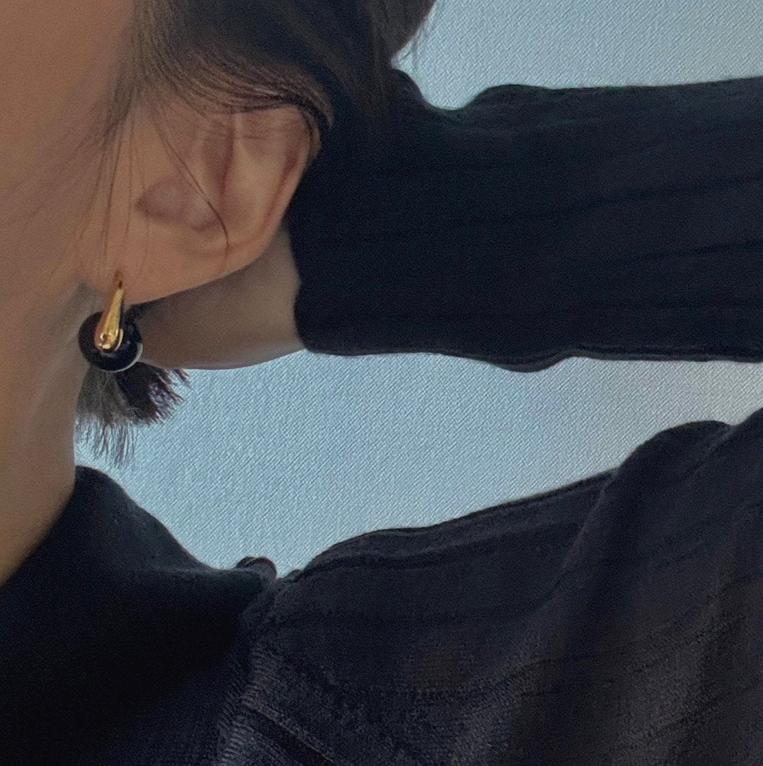 Kate tres earrings in Gold