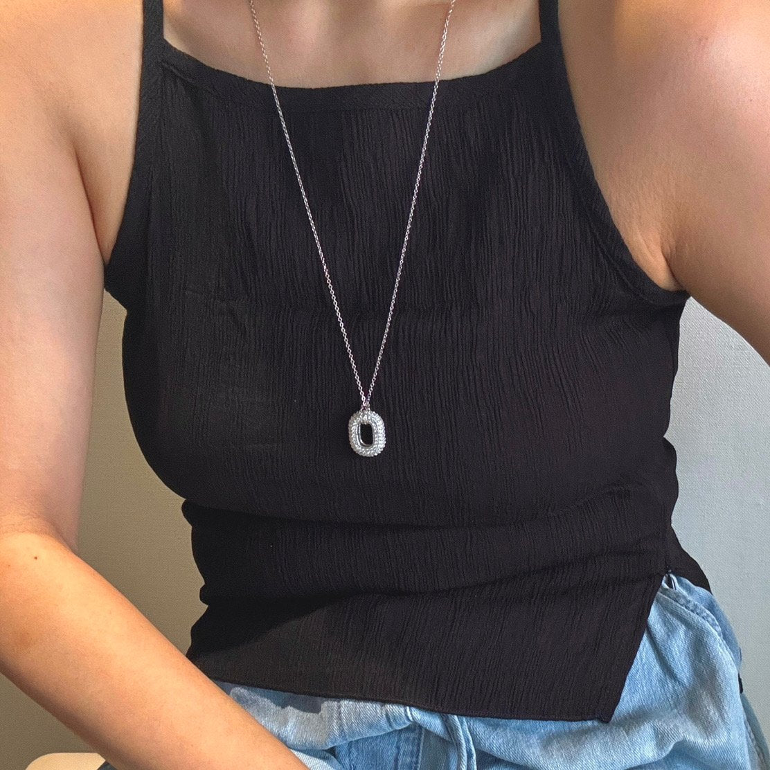 Bebe Necklace in Silver