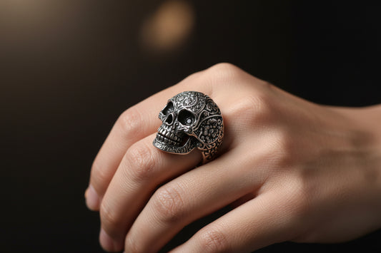 Skull Fleur Ring