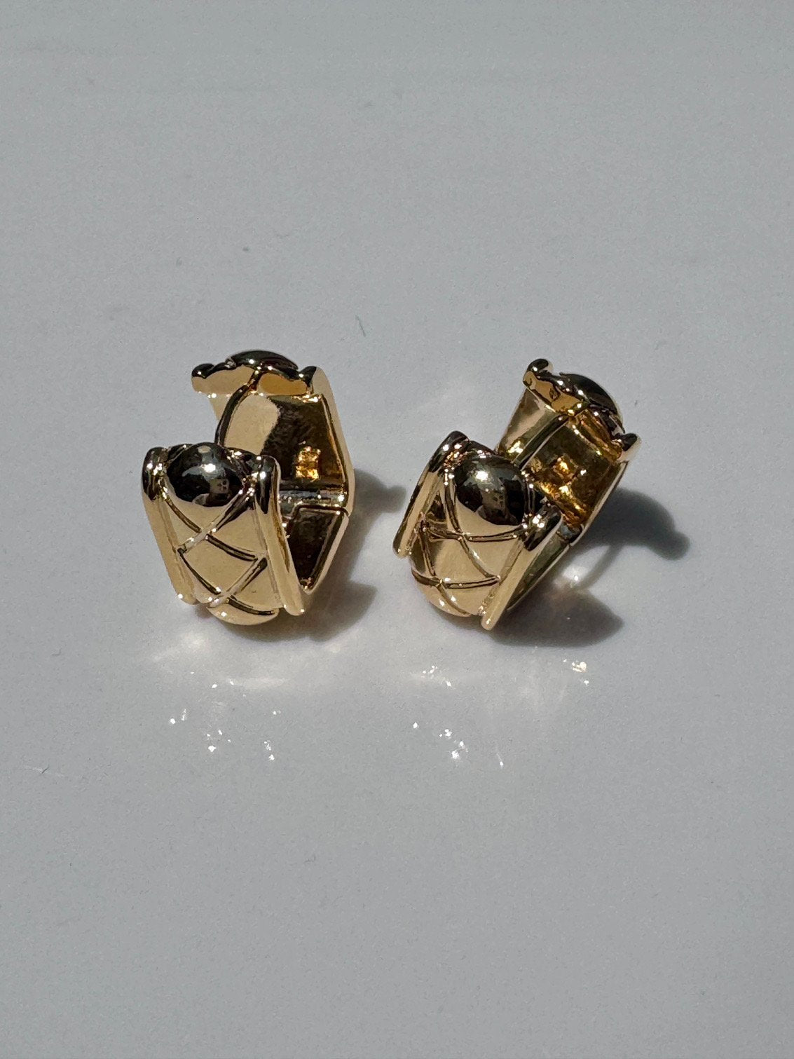 Em Square earrings in Silver