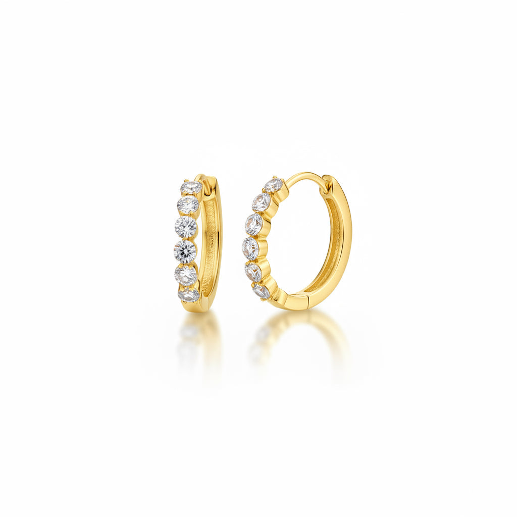 Eternity Earrings Gold
