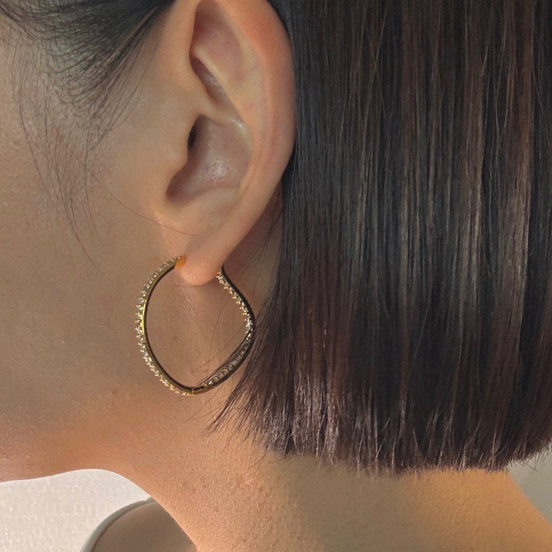 Lynn earrings in Gold