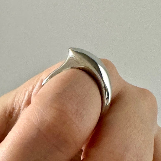 Colpo Ring in silver
