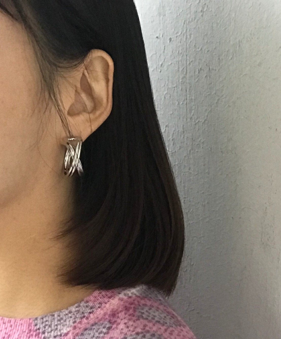 Lopez Earrings in Silver